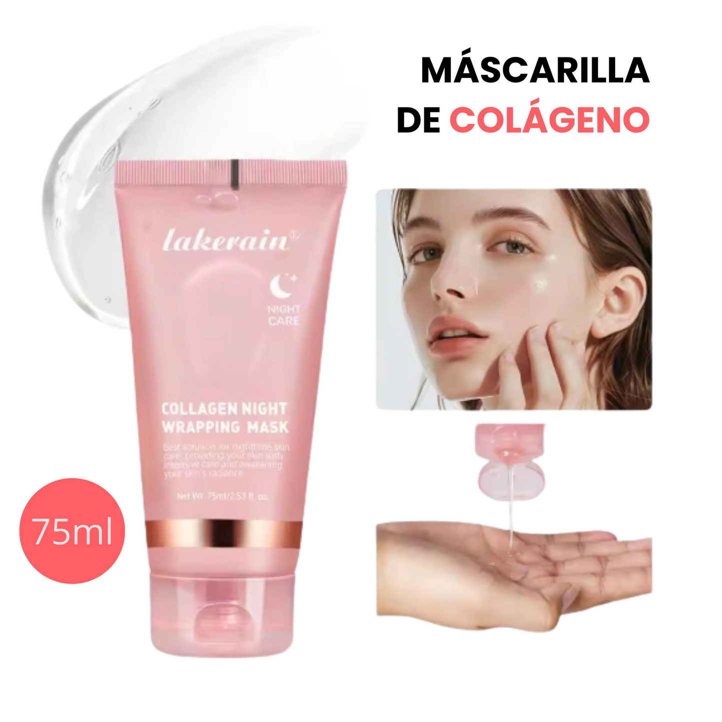 Mascarilla nocturna de colágeno de Corea