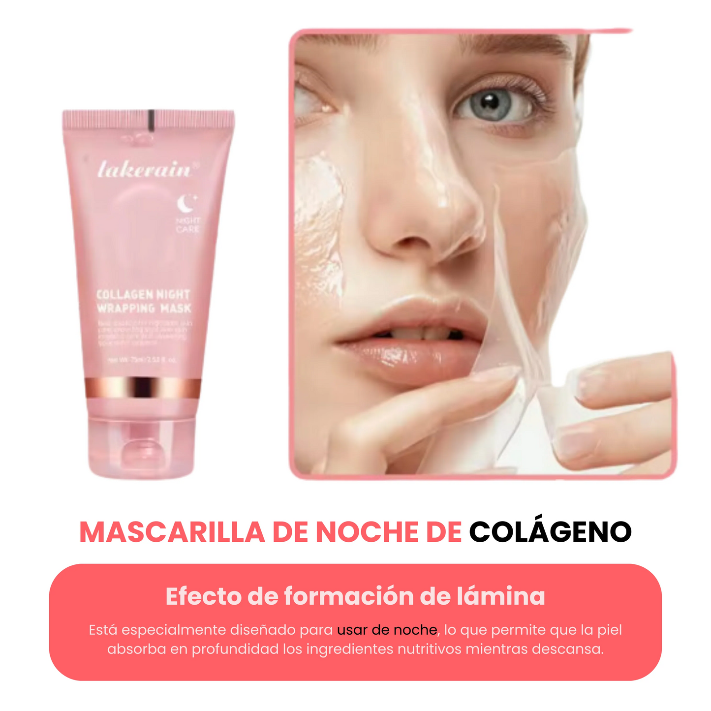 Mascarilla nocturna de colágeno de Corea